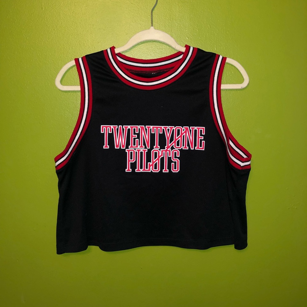 TWENTY ONE PILOTS JERSEY TANK TOP